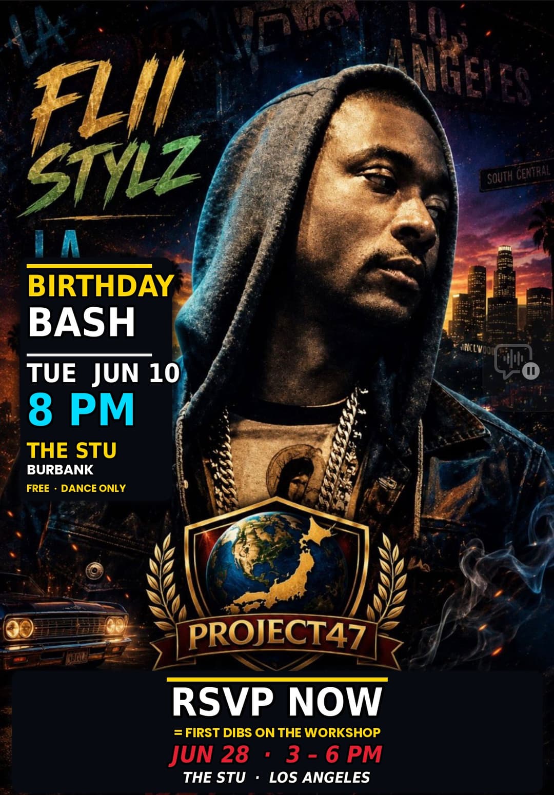 Flii Stylz Project47 Workshop/Audition event image