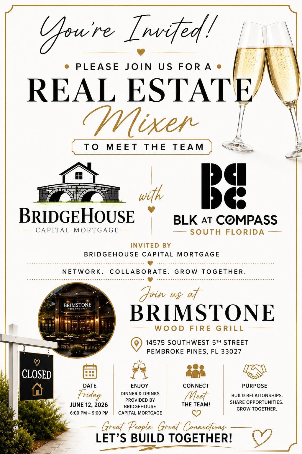 BLK AT COMPASS SF Real Estate Mixer event image