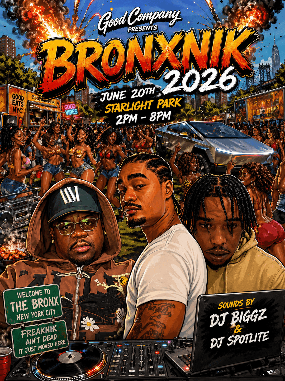 BRONXNIK June, 20th 2026!!!

Sounds by DJ Biggz and DJ Spotlite

Put us in your Juneteenth line up!!! event image