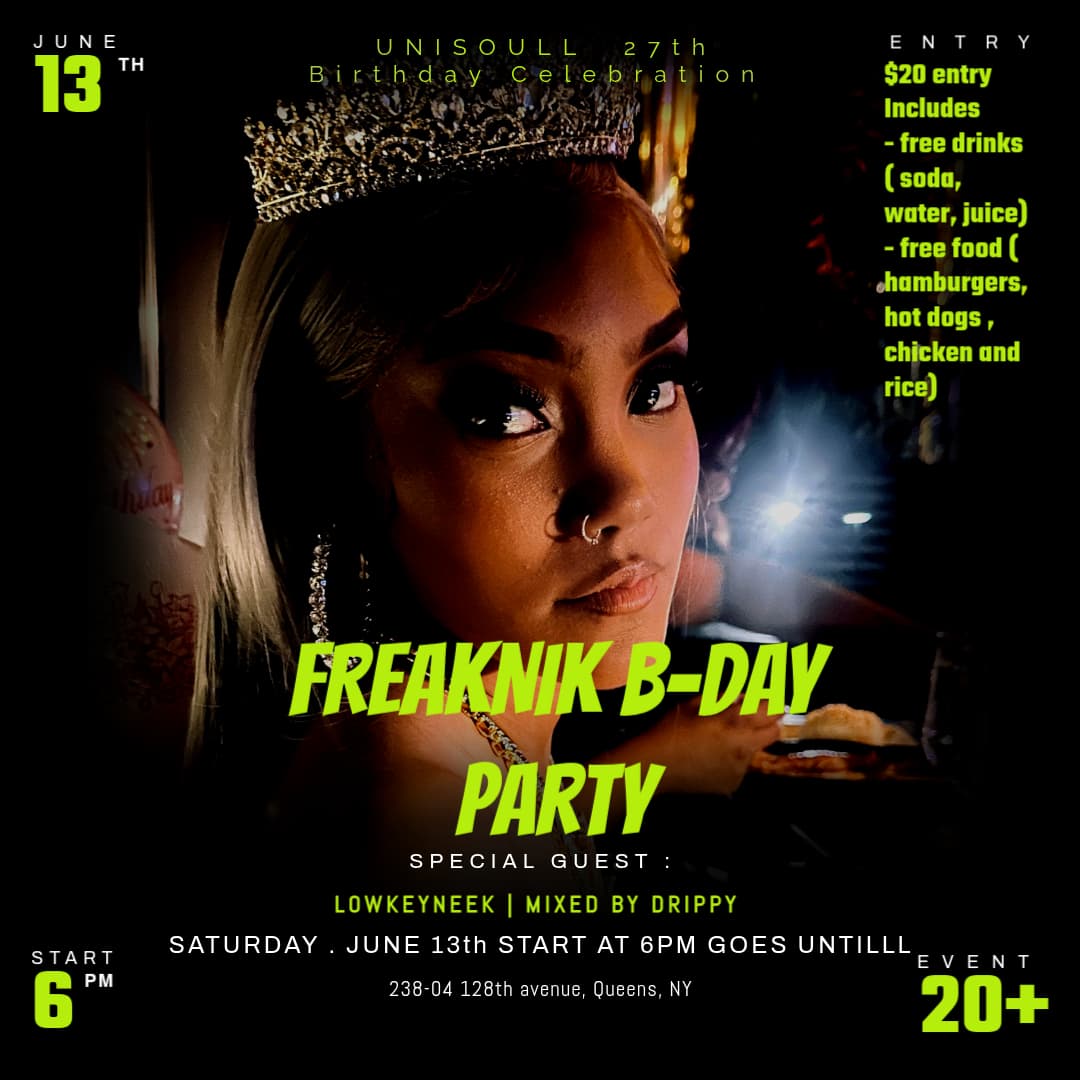FREAKNIK B-DAY CELEBRATION 🎉 event image