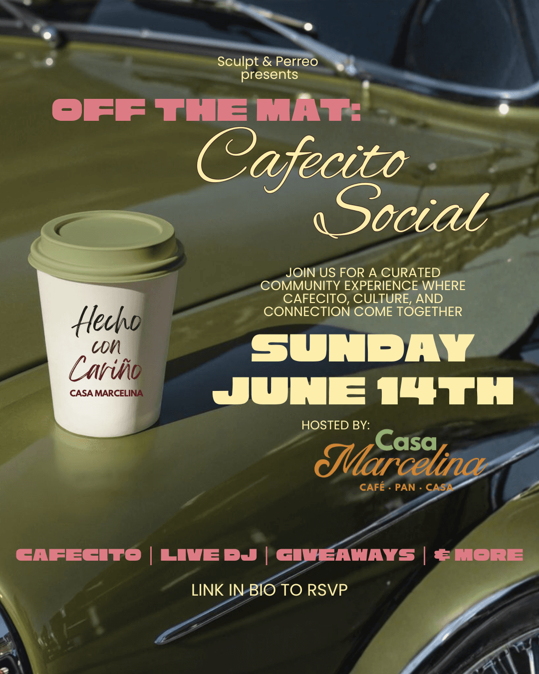 Off The Mat: Cafecito Social event image