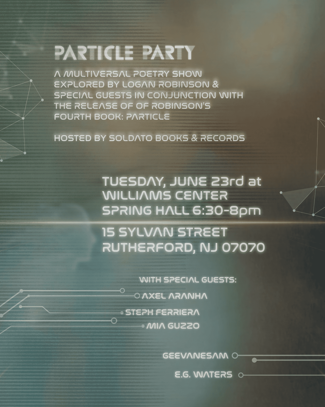 PARTICLE Party: a multiversal poetry show explored by Logan Robinson and Special Guests event image