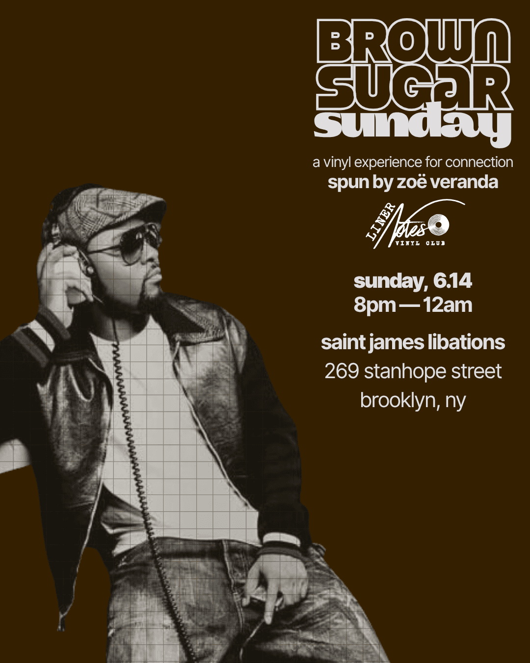 BROWN SUGAR SUNDAY: A Vinyl Experience for Connection event image