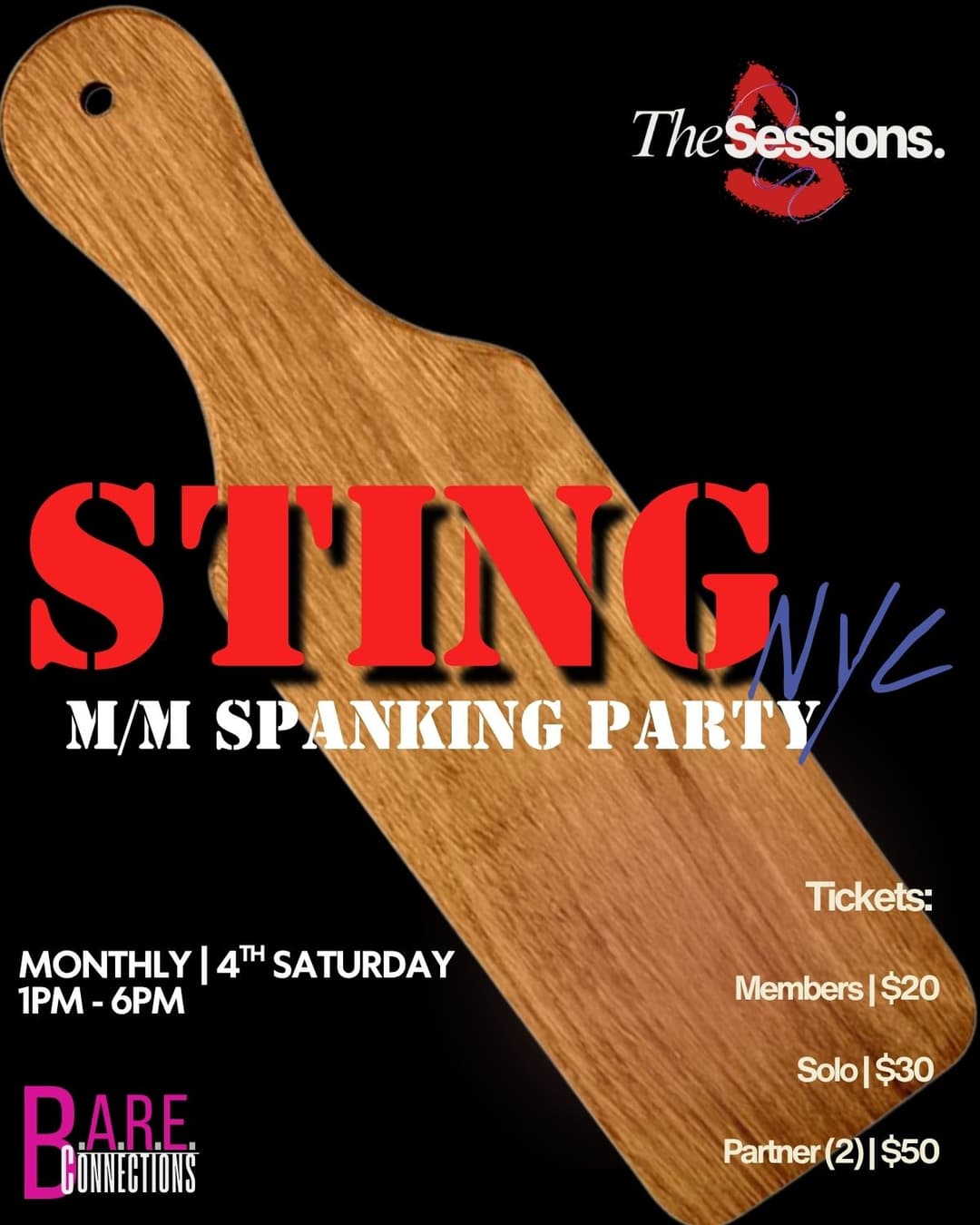 STING NYC 
NYC's Hottest M/M Spanking Party event image