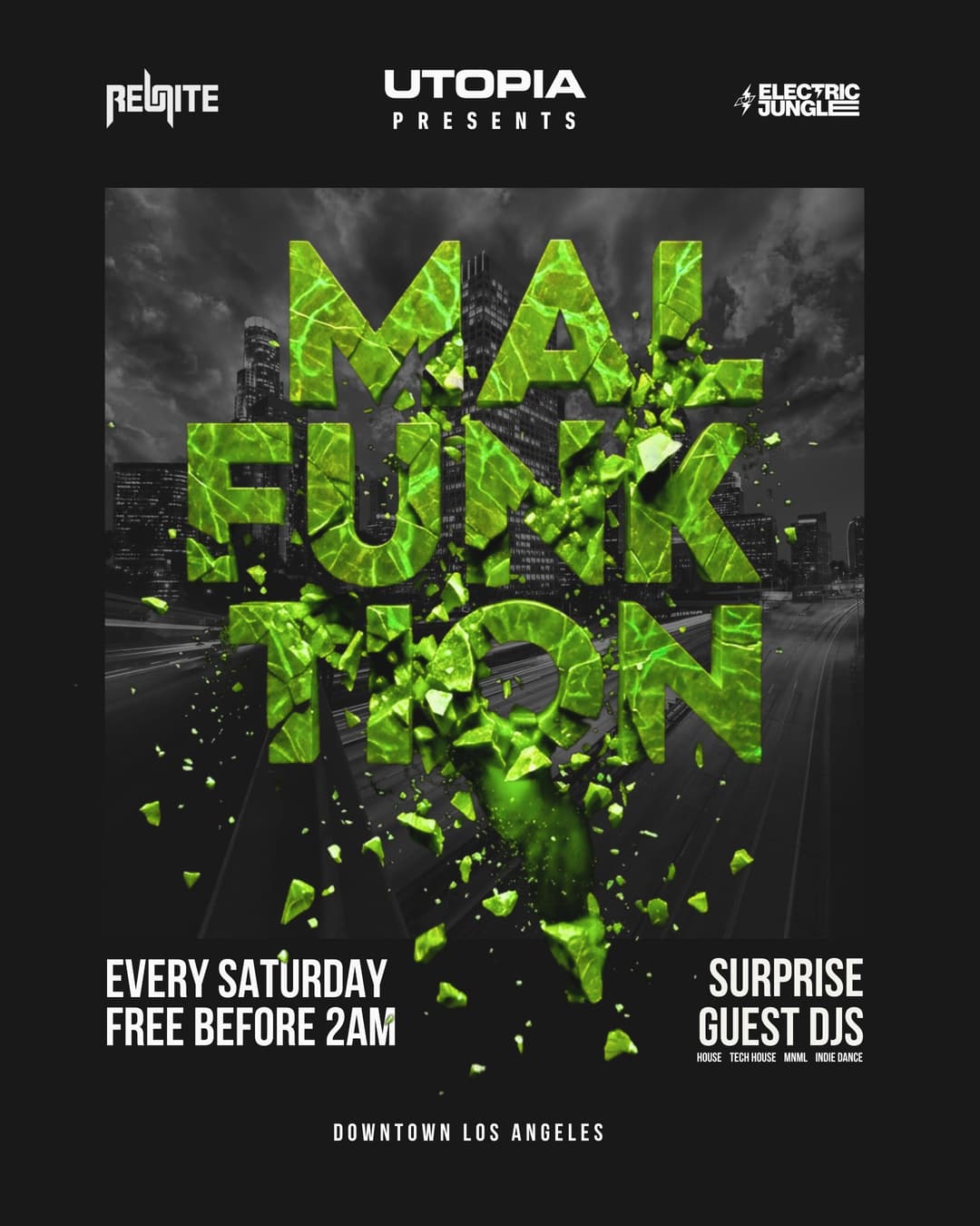 UTOPIA x REUNITE = MALFUNKTION - Saturday
SECRET GUEST HEADLINER event image