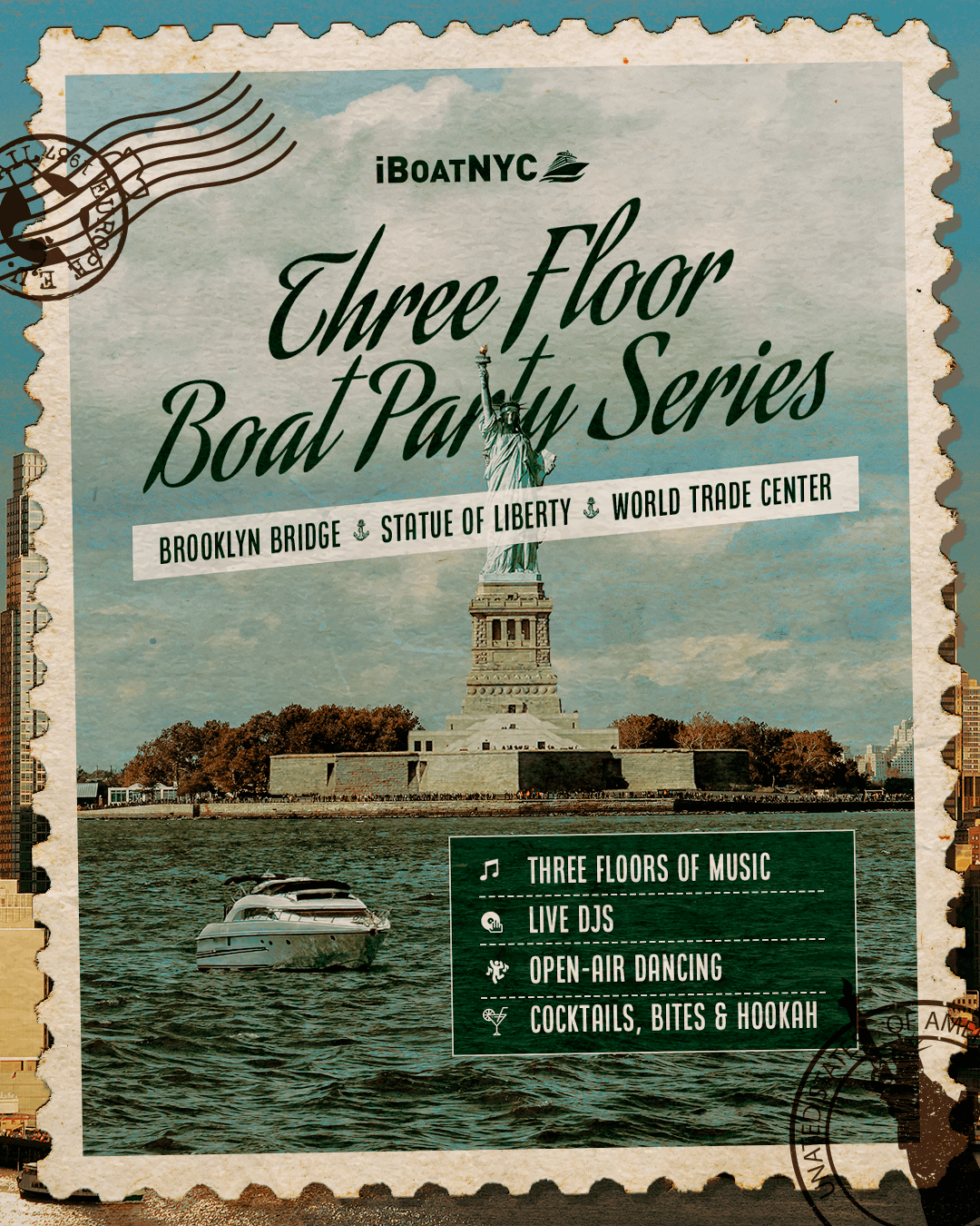 NYC Boat Party: Reggaeton / Hip-Hop / House Music on Multi-Level Yacht event image