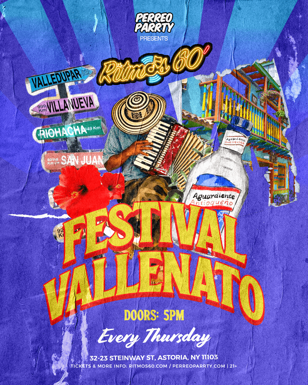 Ritmos: Festival de Vallento Colombian Latin Party NYC event image