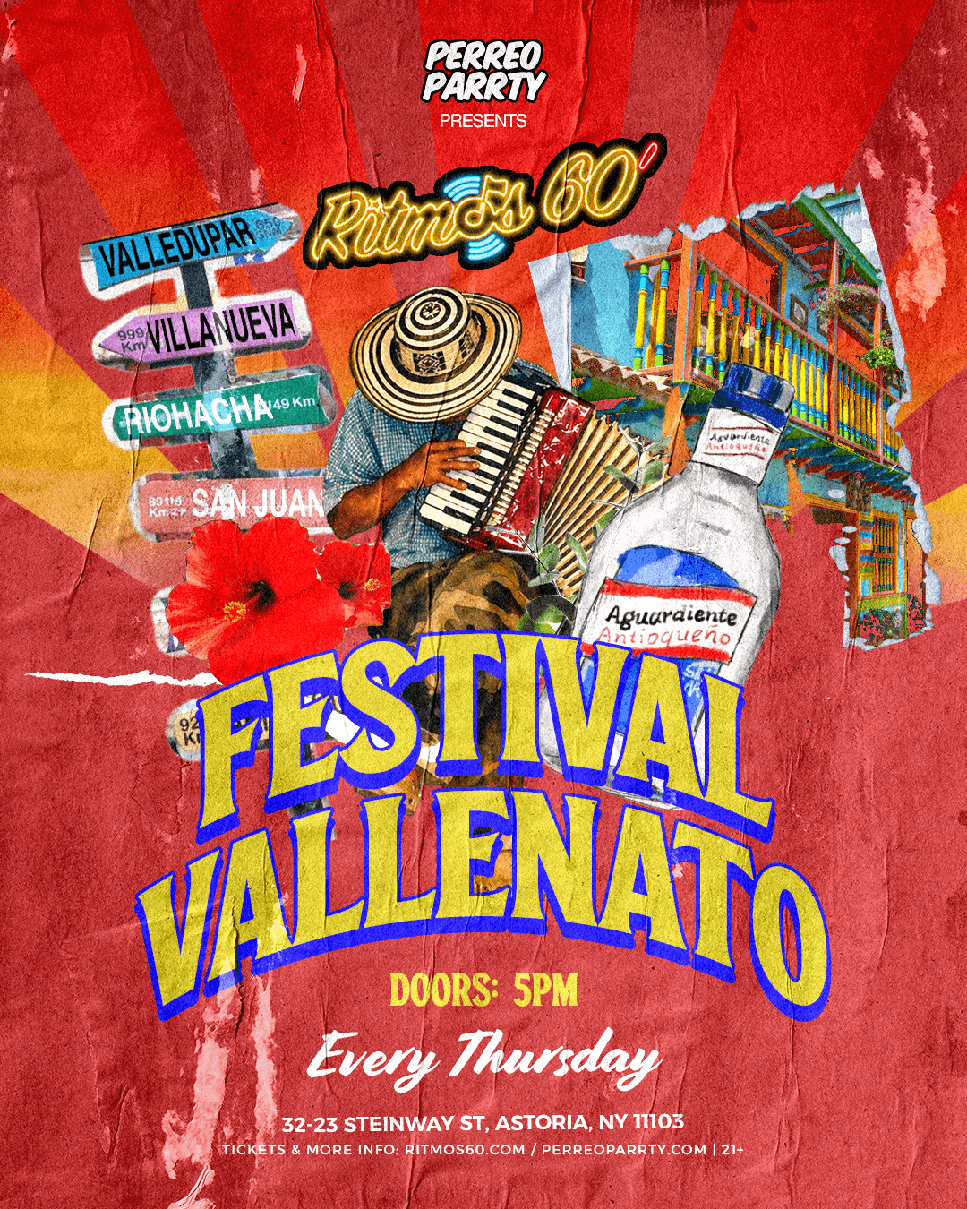 Ritmos: Festival de Vallento Colombian Latin Party NYC event image