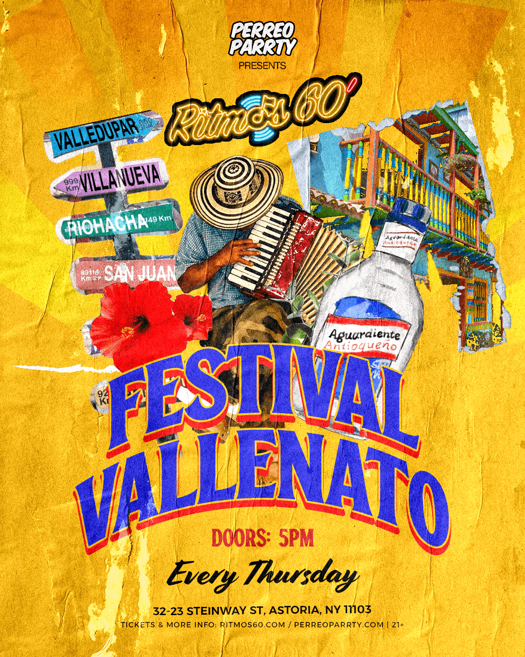 Ritmos: Festival de Vallento Colombian Latin Party NYC event image