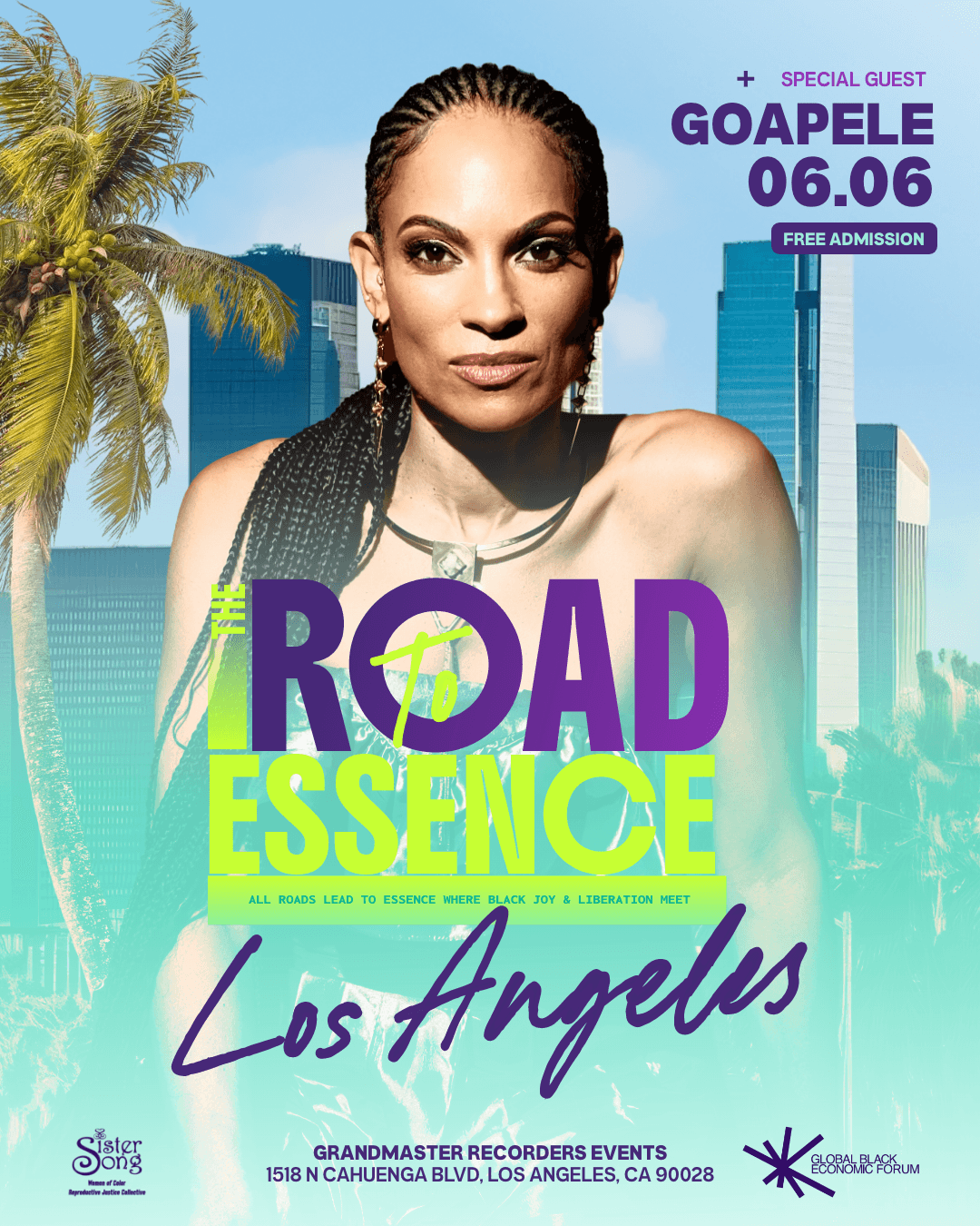 SisterSong & GBEF Present: Road to Essence Los Angeles event image