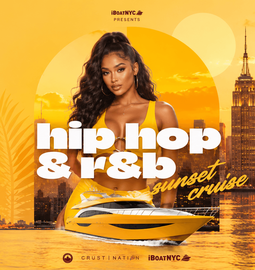 NYC #1 HIP HOP & R&B Boat Party Yacht Sunset Cruise event image
