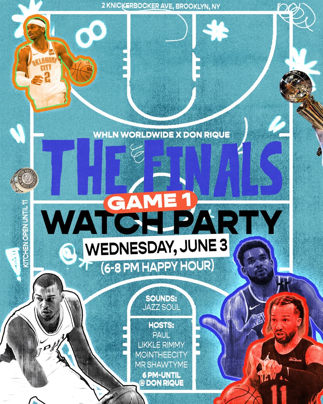 KNICKS NBA FINALS WATCH PARTY GAME 1 event image