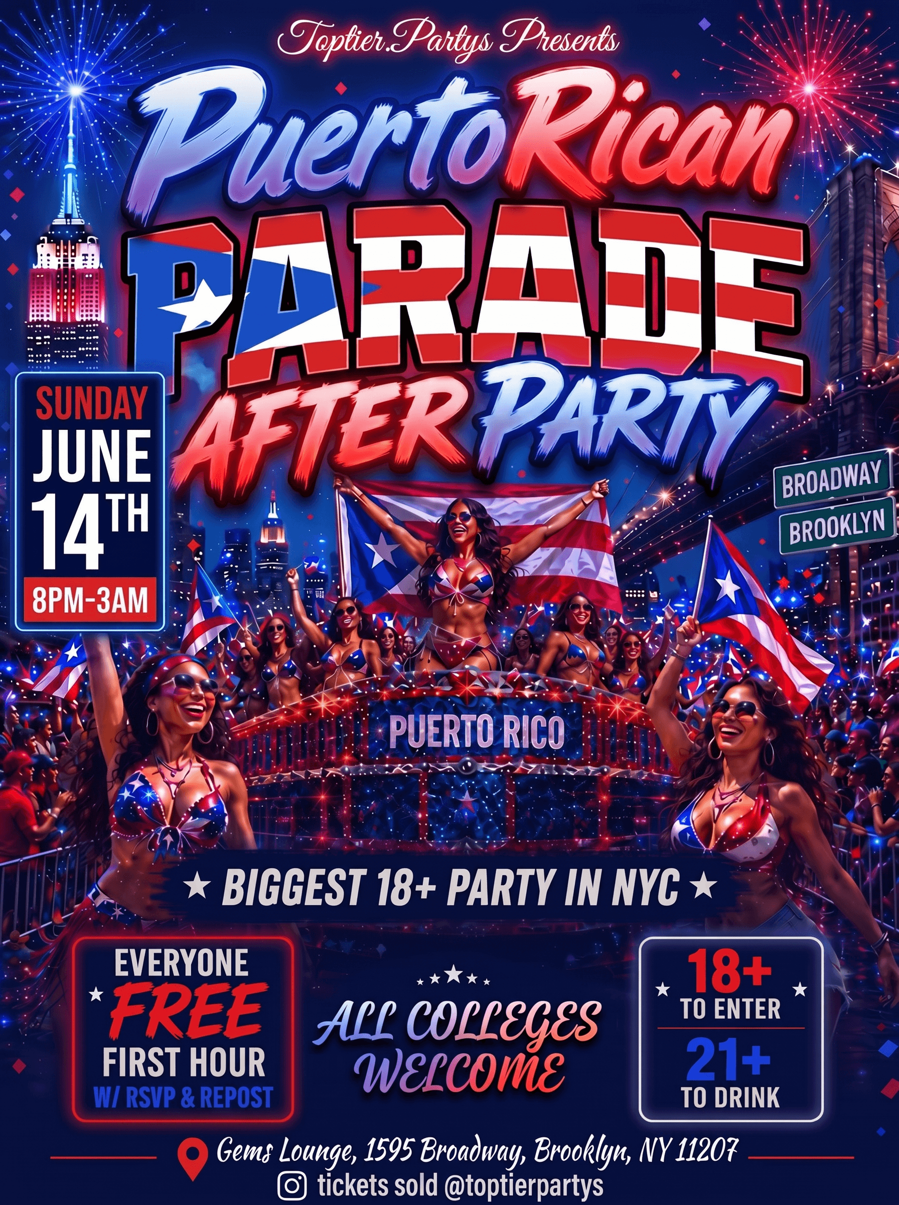 PUERTORICAN  PARADE AFTER PARTY🇵🇷 event image