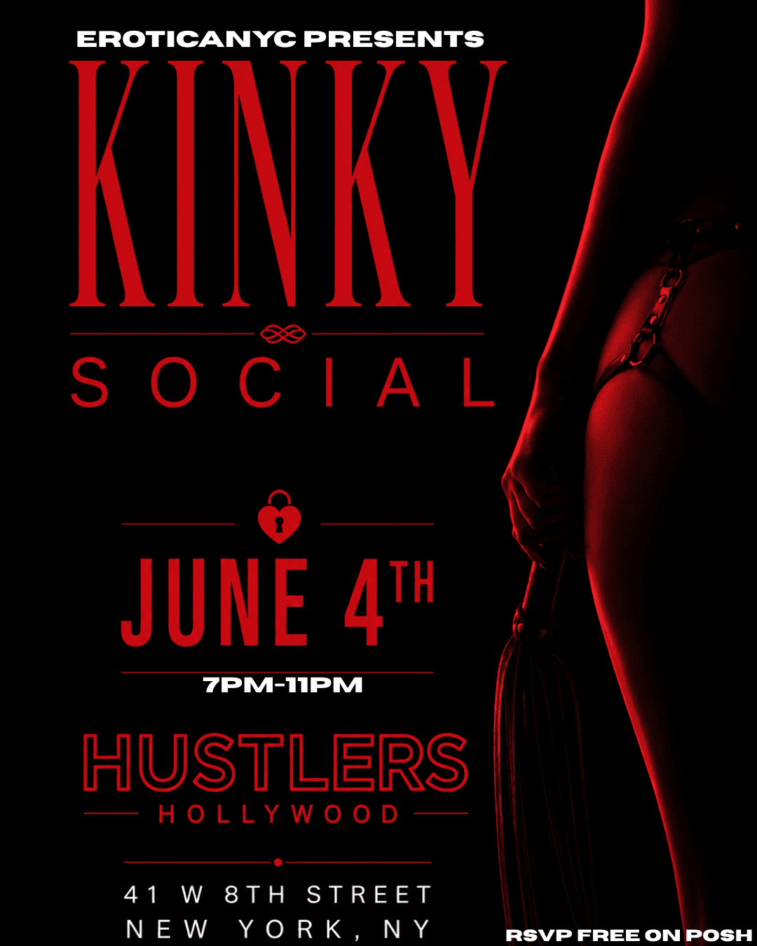 Kinky Social @Hustlers Hollywood event image