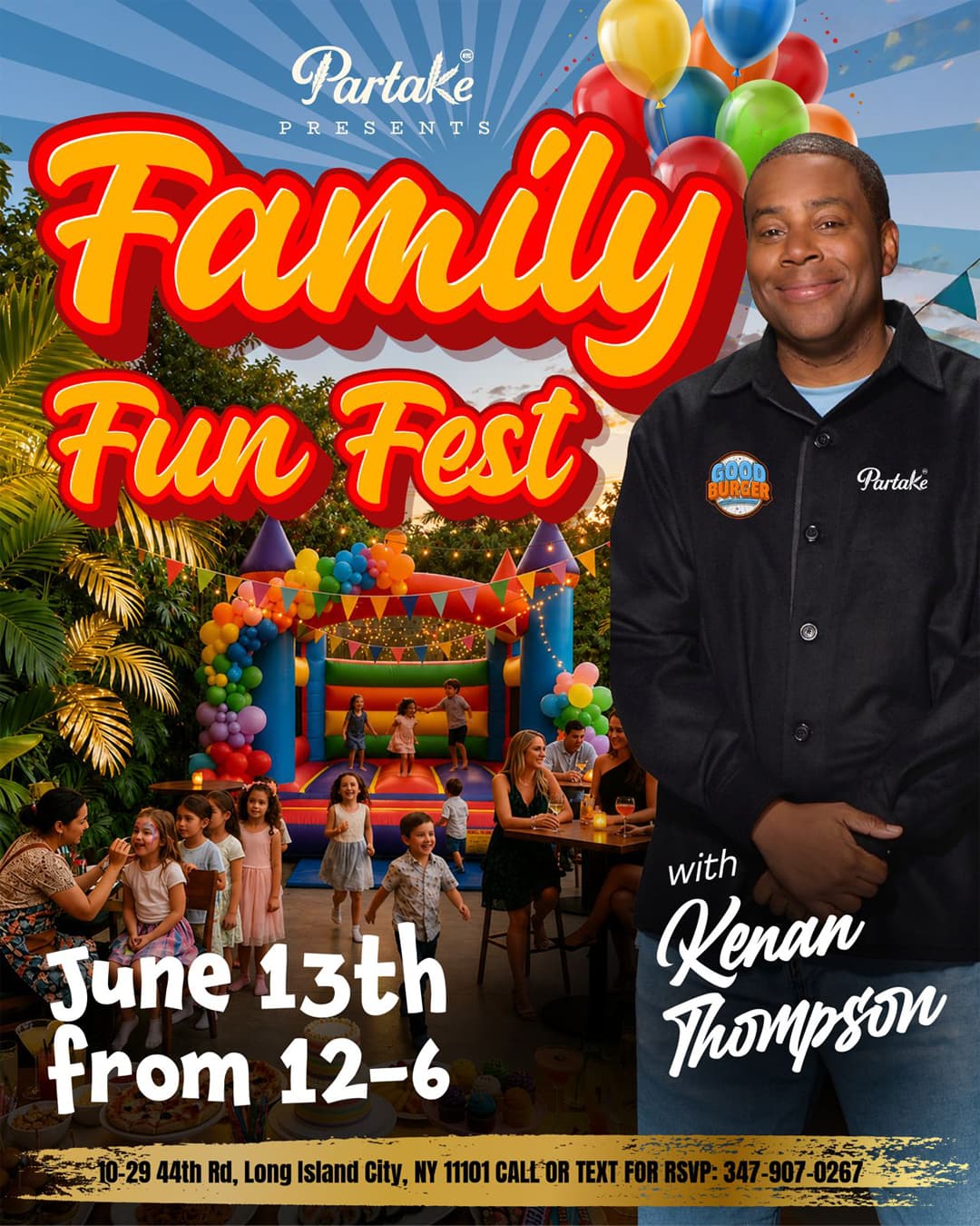 Family Fun Fest with Kenan Thompson | Summer Kickoff in Queens! event image