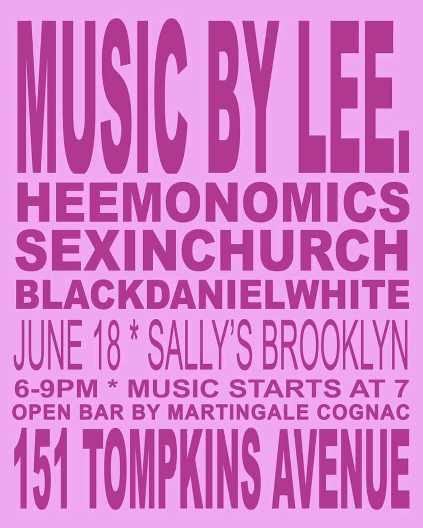 MUSIC BY LEE. event image