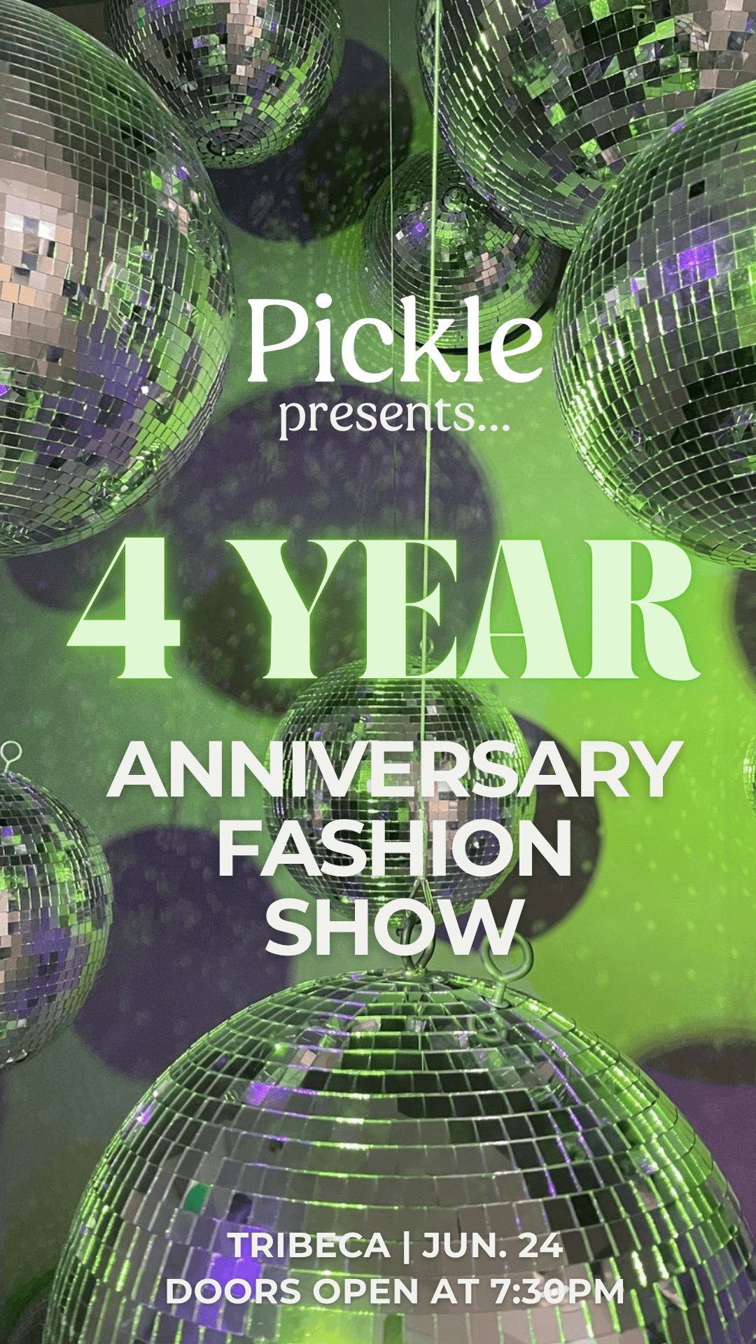 Pickle's 4 Year Anniversary Fashion Show event image