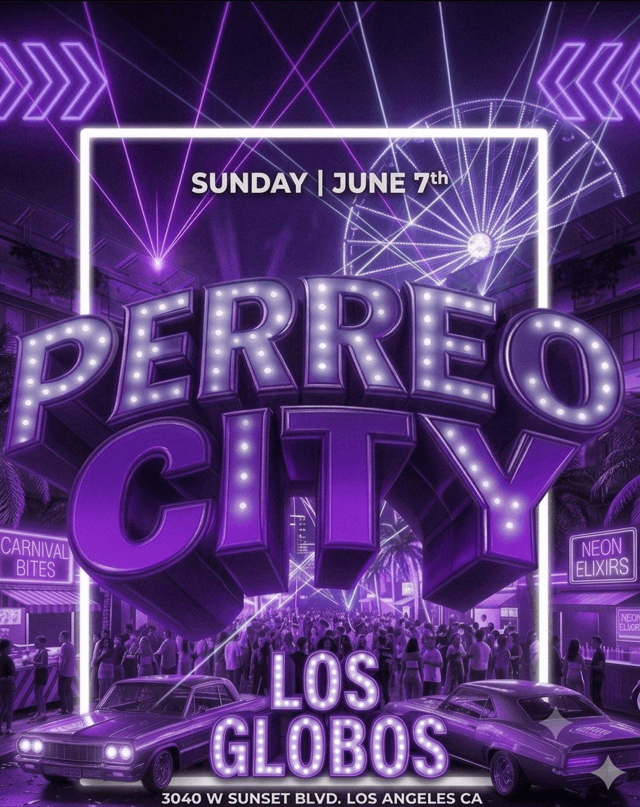 18+ PERREO CITY SUNDAYS LOS GLOBOS event image