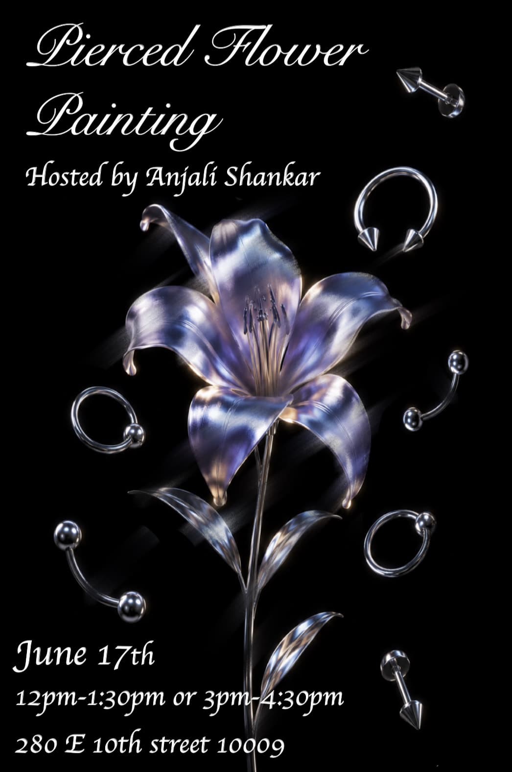 Pierced Flower Painting event image