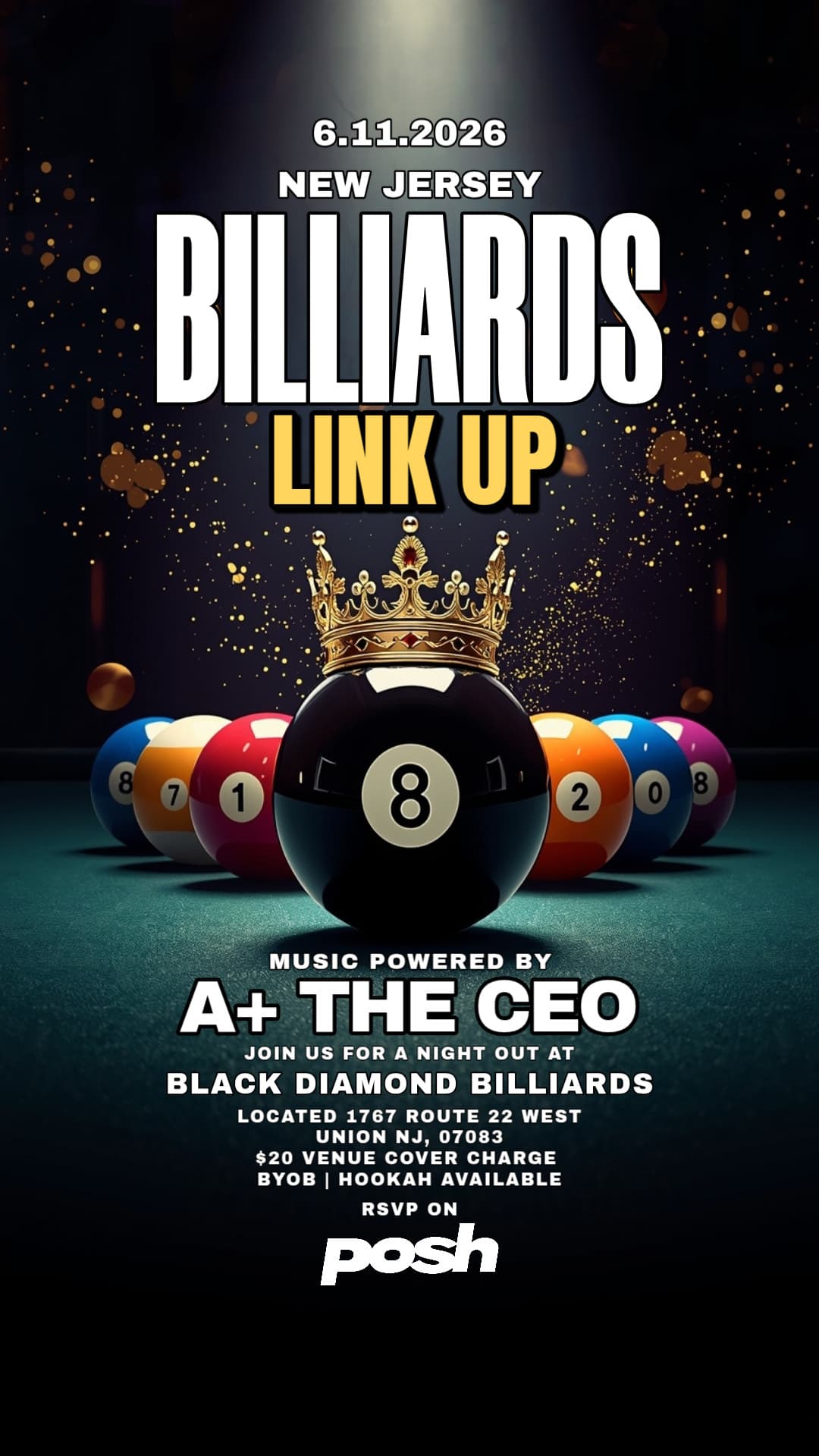 NJ Billiards Link Up event image