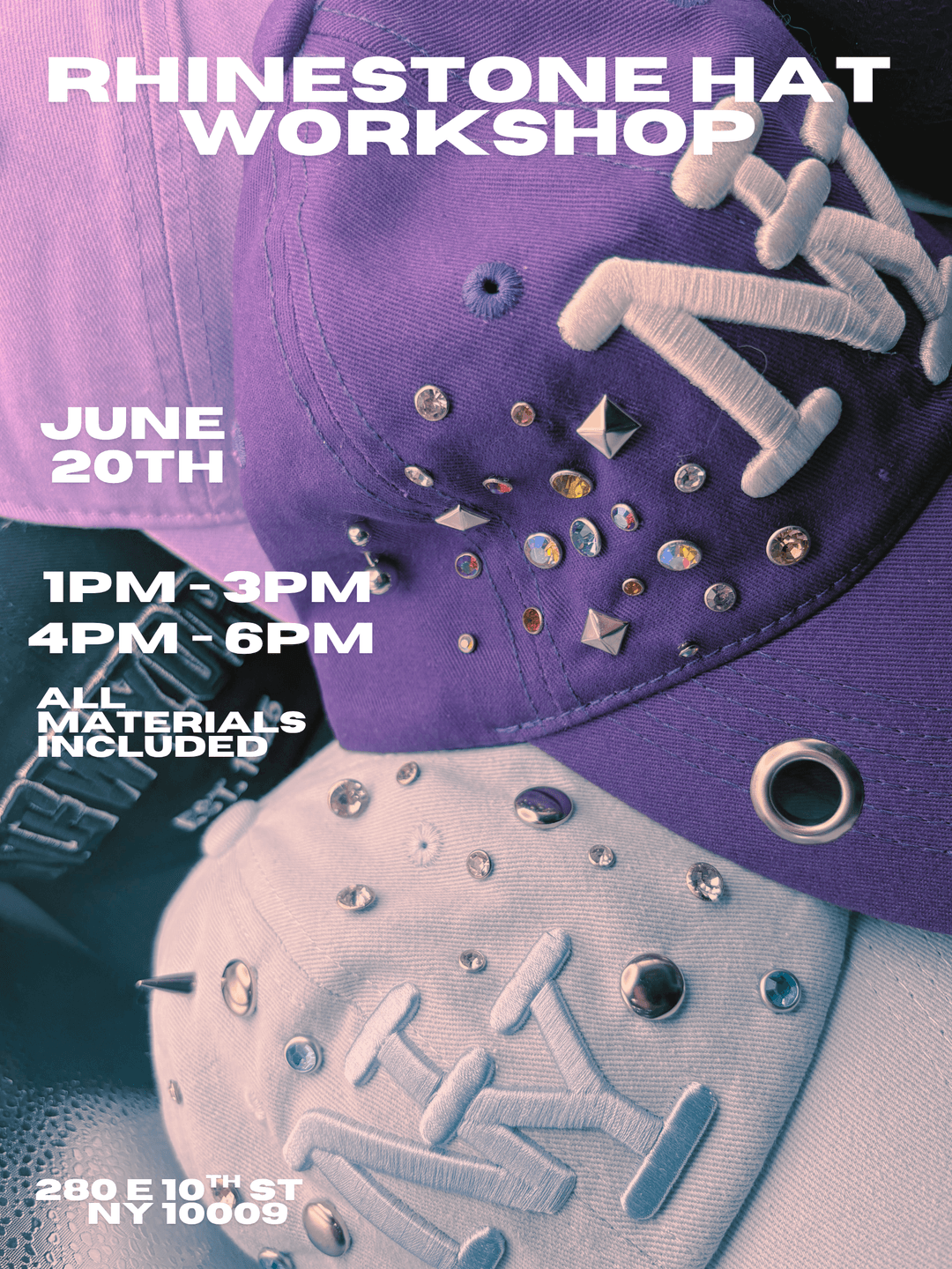 Rhinestone Hat Workshop event image