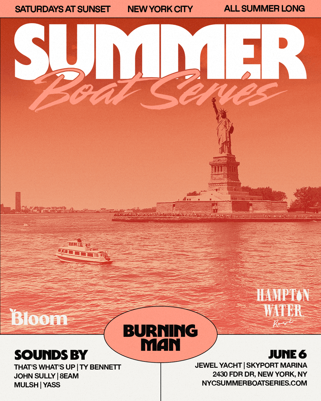NYC Summer Boat Series - 06.06 event image