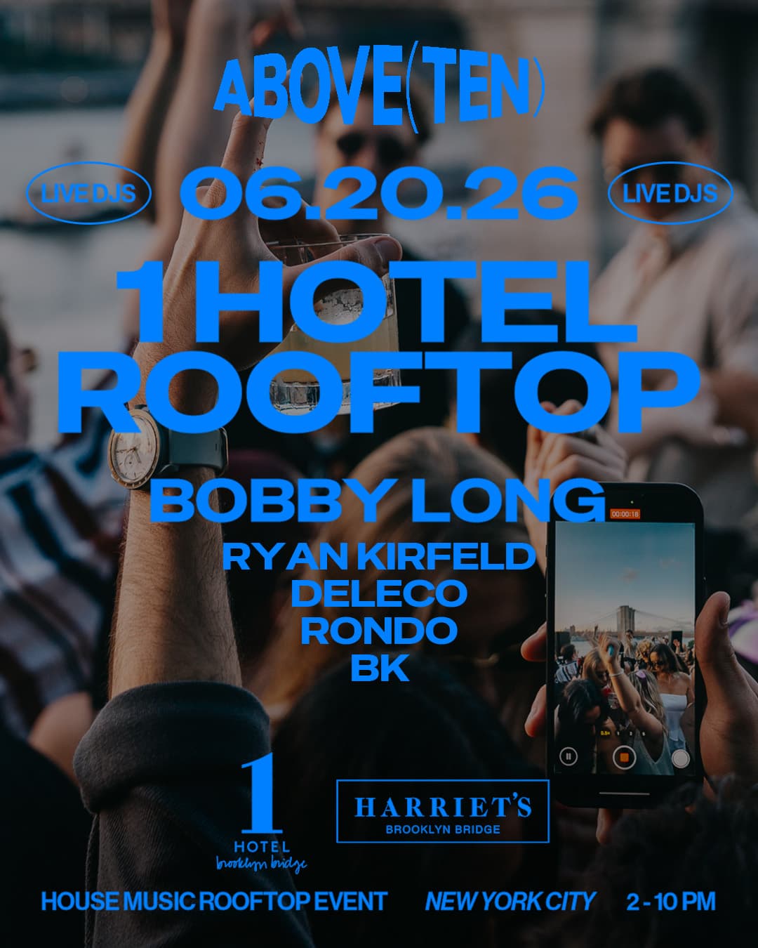 ABOVE(TEN) 1 Hotel Rooftop: Saturday June 20th event image