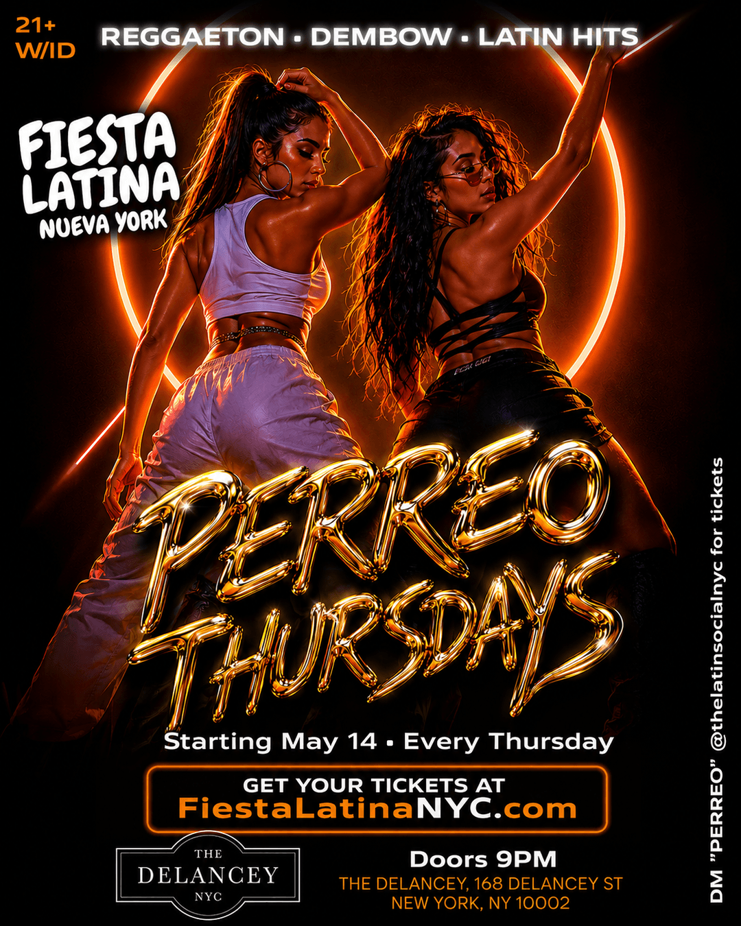 Thursday Nights: Noche de Perreo at The Delancey NYC event image