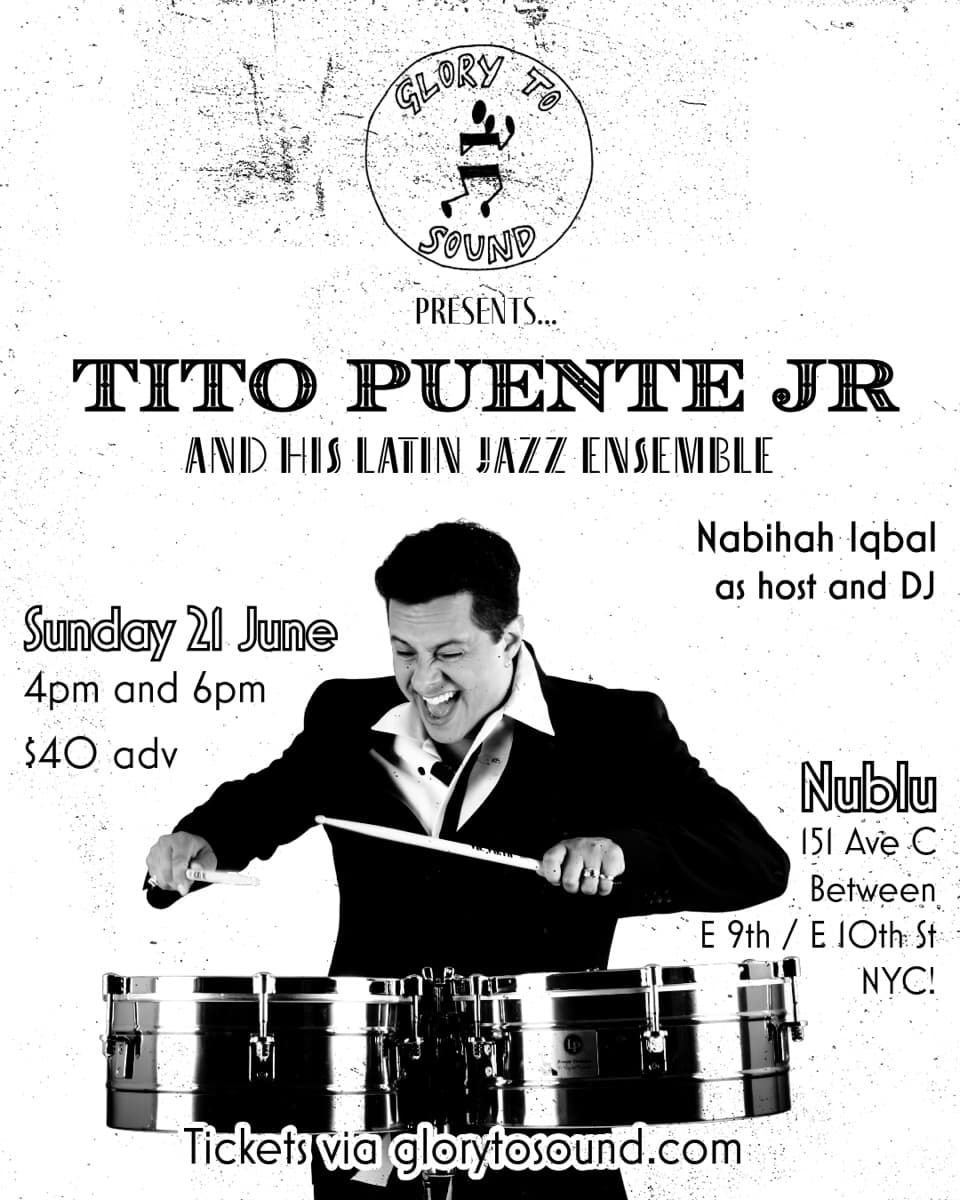 Glory To Sound with Tito Puente Jr and his Latin Jazz Ensemble event image