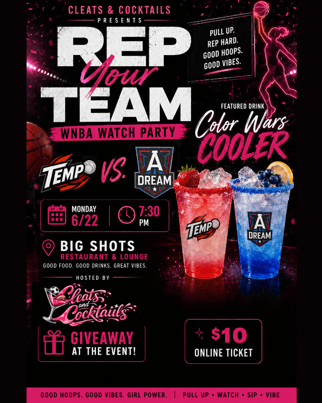 Girls Got Game Night - Tempo V. Dream event image