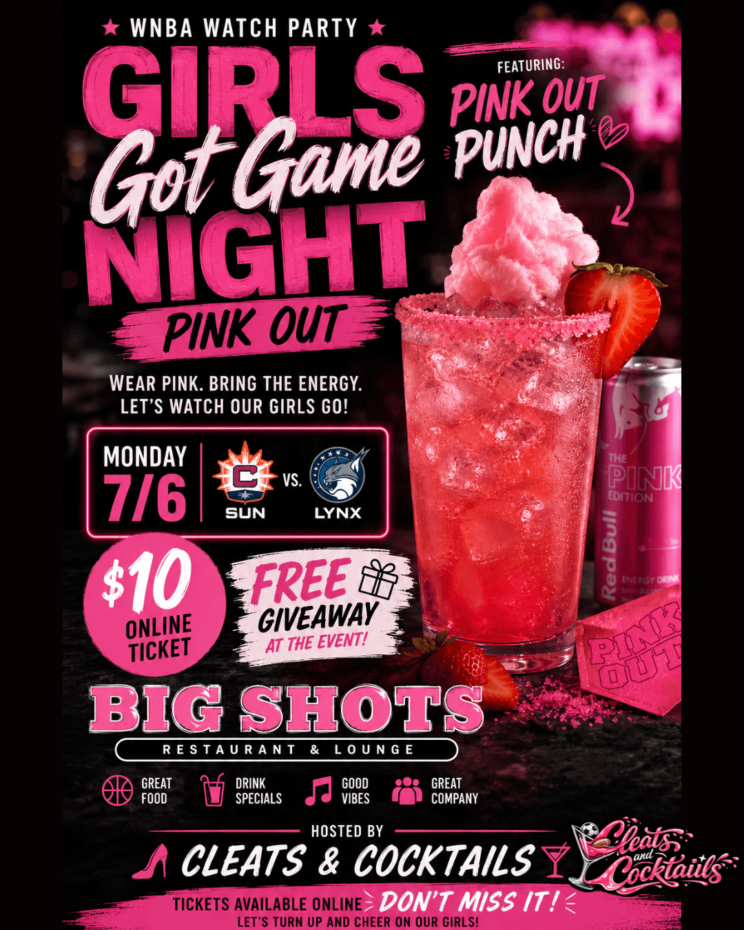 Girls Got Game Night - Sun V. Lynx event image