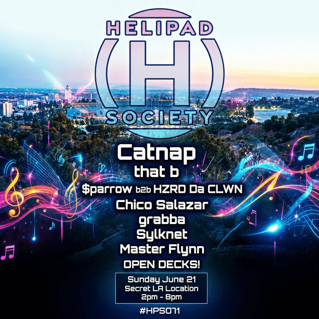 Helipad society W/ Catnap event image