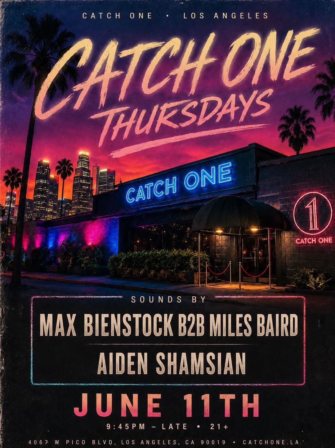 Catch One Thursdays event image