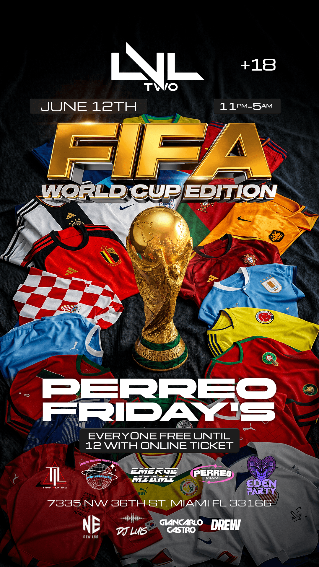 PERREO FRIDAY (WORLD CUP EDITION) event image