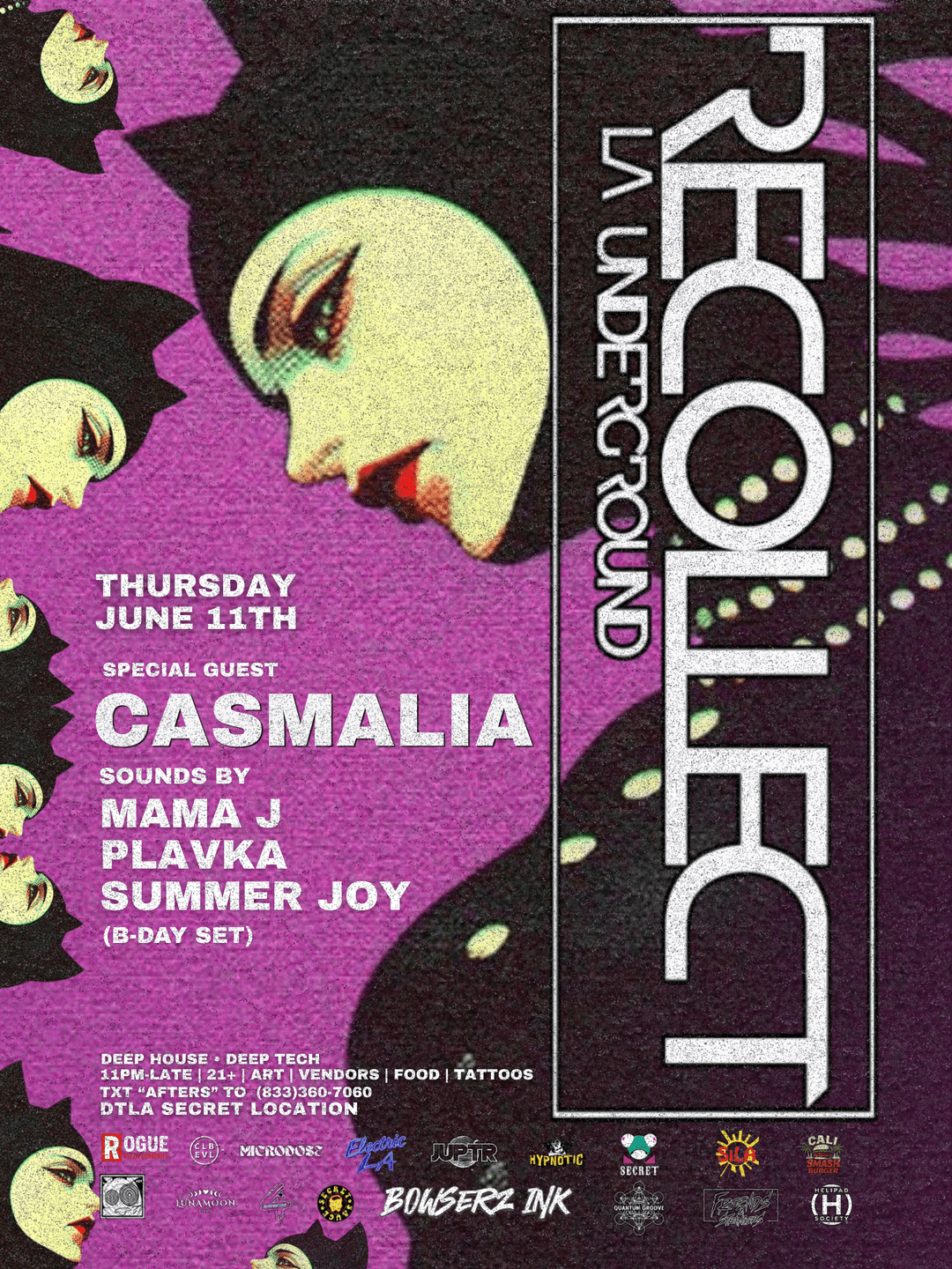 RECOLLECT UNDERGROUND: Special Guest Casmalia event image