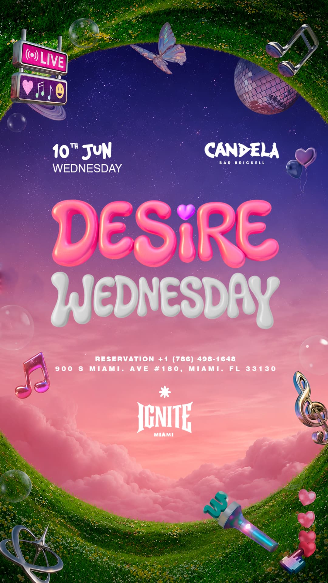 DESIRE WEDNESDAY  LADIES NIGHT at CANDELA event image