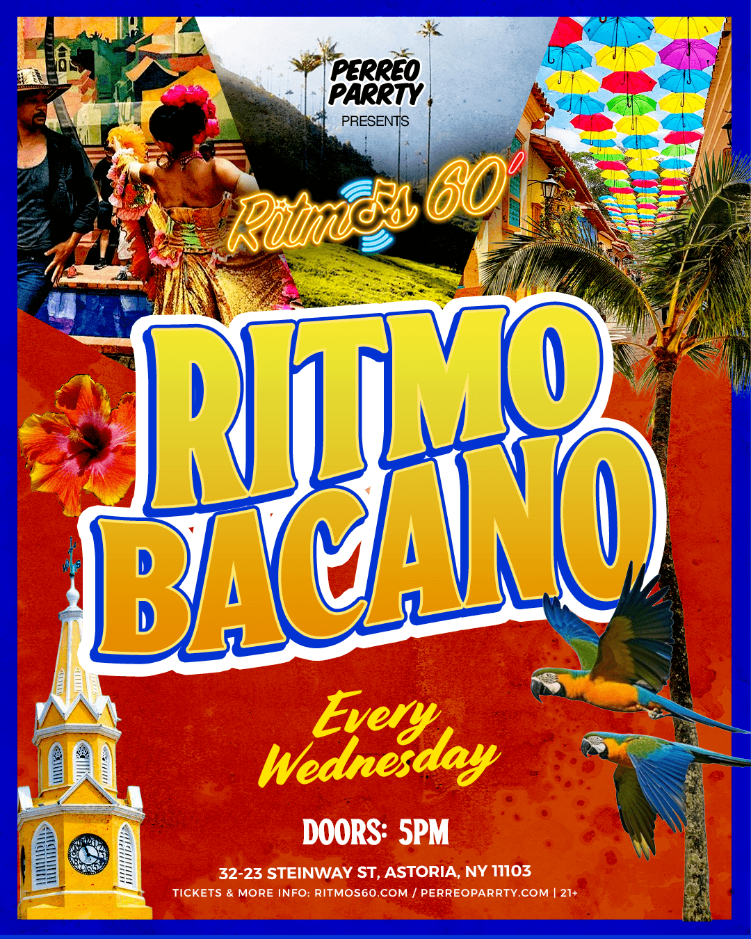 Ritmos Bacano: Colombian Salsa, Vallenato Reggaeton Party NYC event image