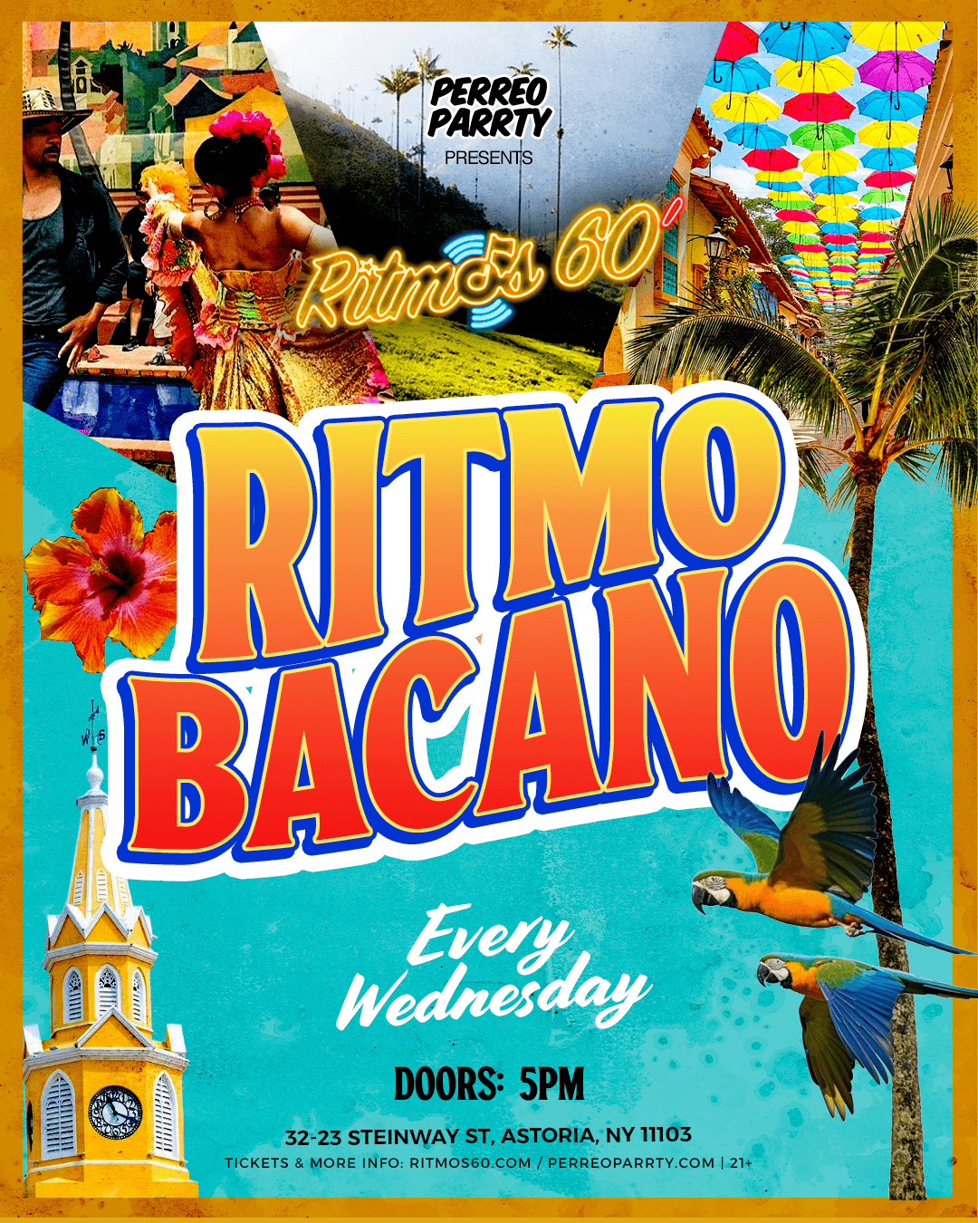 Ritmos Bacano: Colombian Salsa, Vallenato Reggaeton Party NYC event image