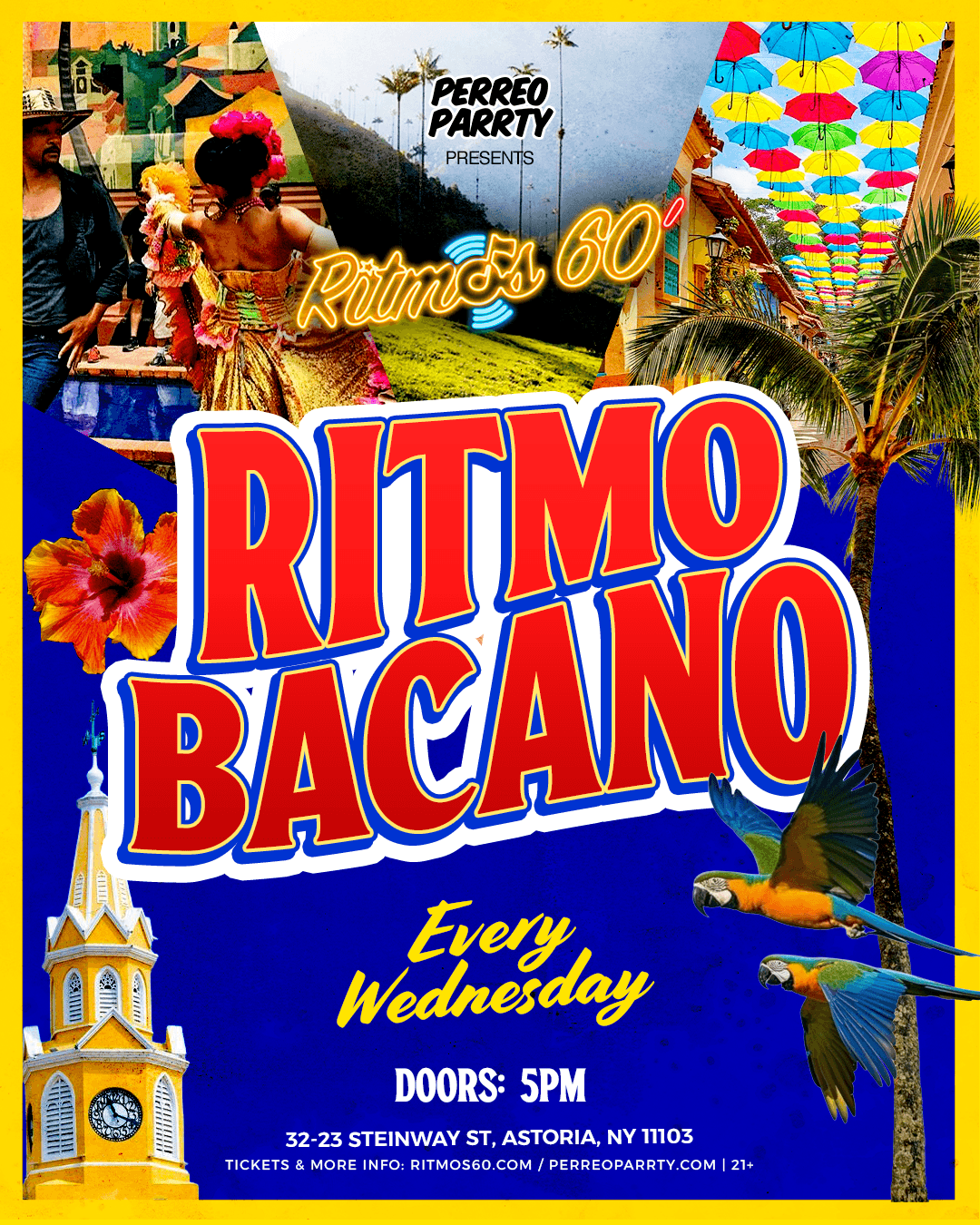 Ritmos Bacano: Colombian Salsa, Vallenato Reggaeton Party NYC event image