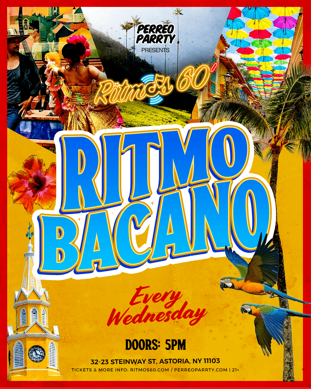 Ritmos Bacano: Colombian Salsa, Vallenato Reggaeton Party NYC event image