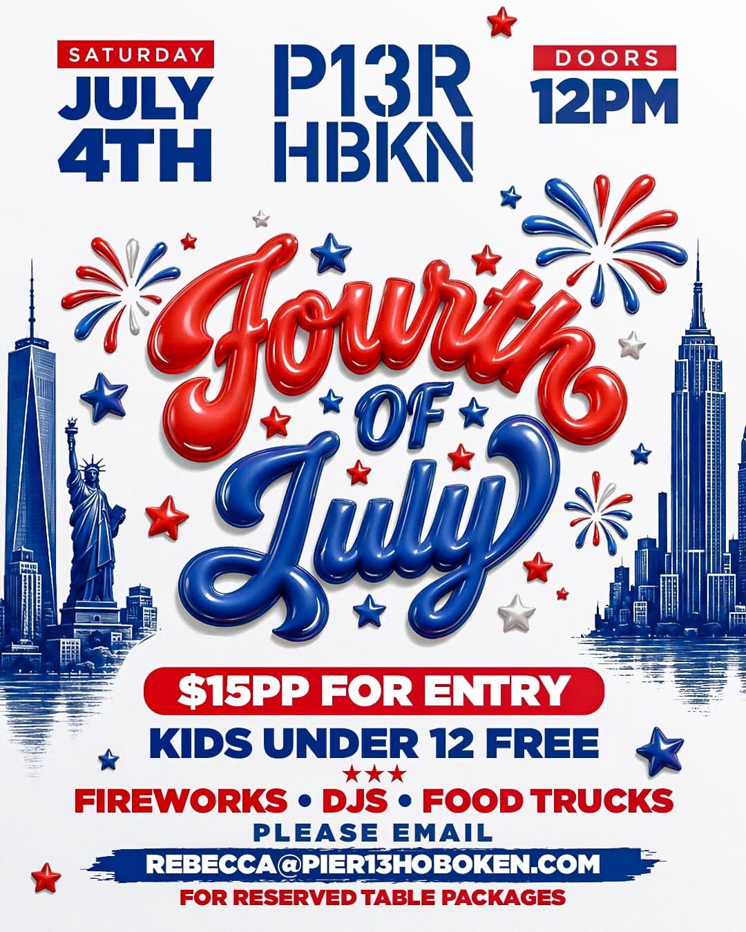 Pier 13 Hoboken: 4th of July Celebration event image