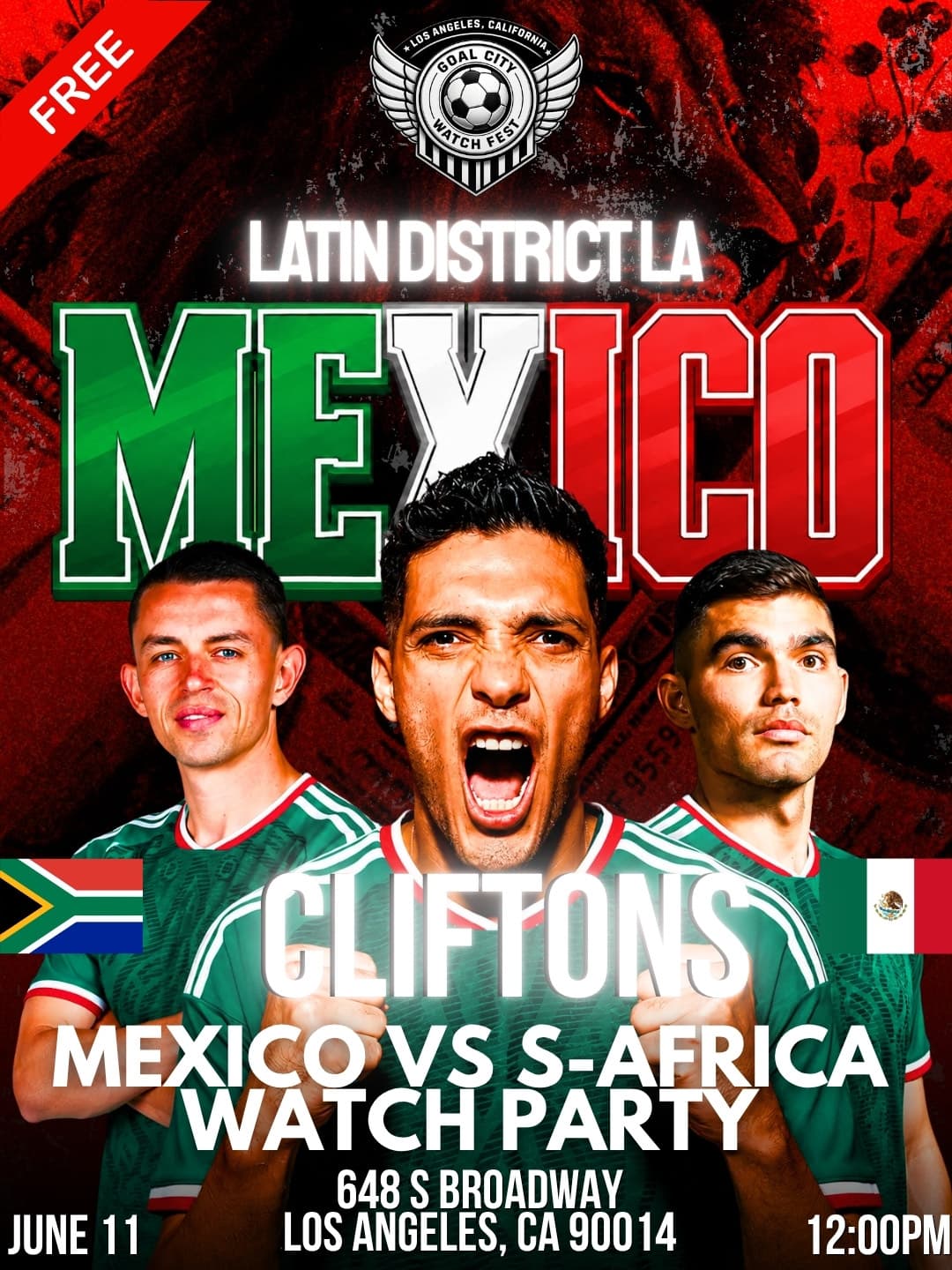 Mexico v South Africa: World Cup Opening Match Watch Party event image