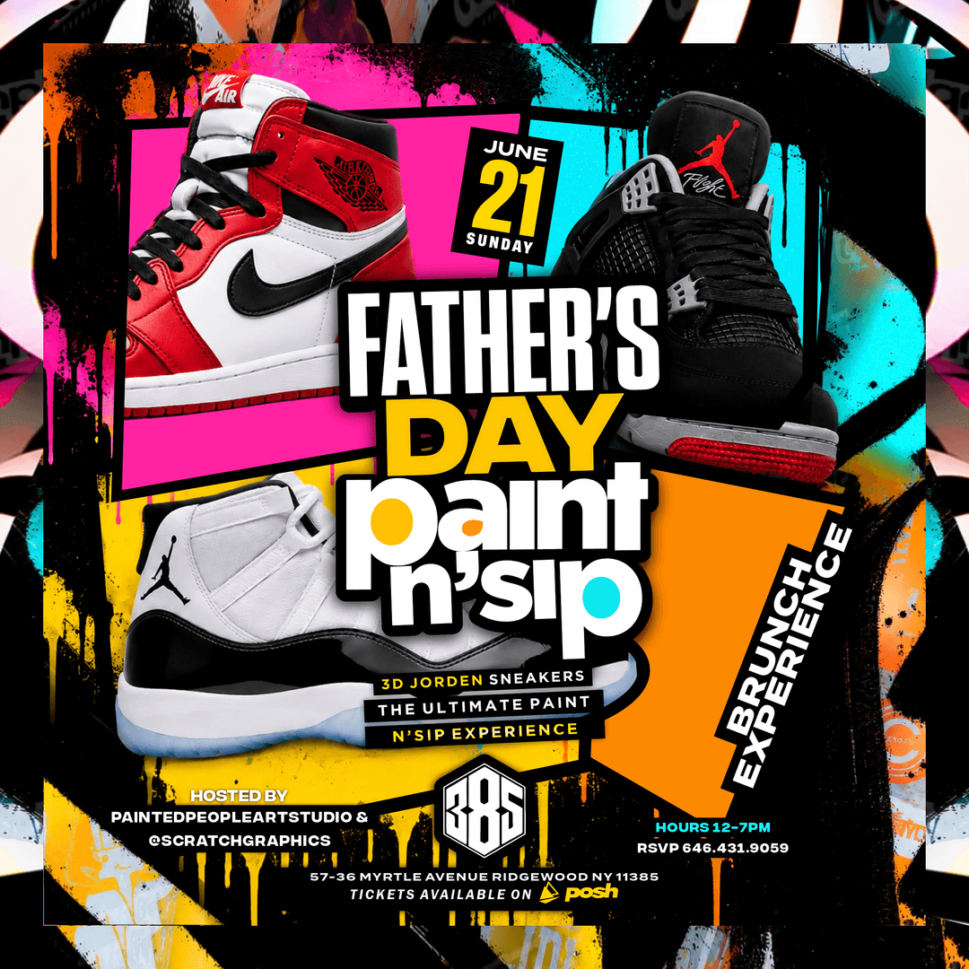 Fathers Day 3D Paint And Sip event image