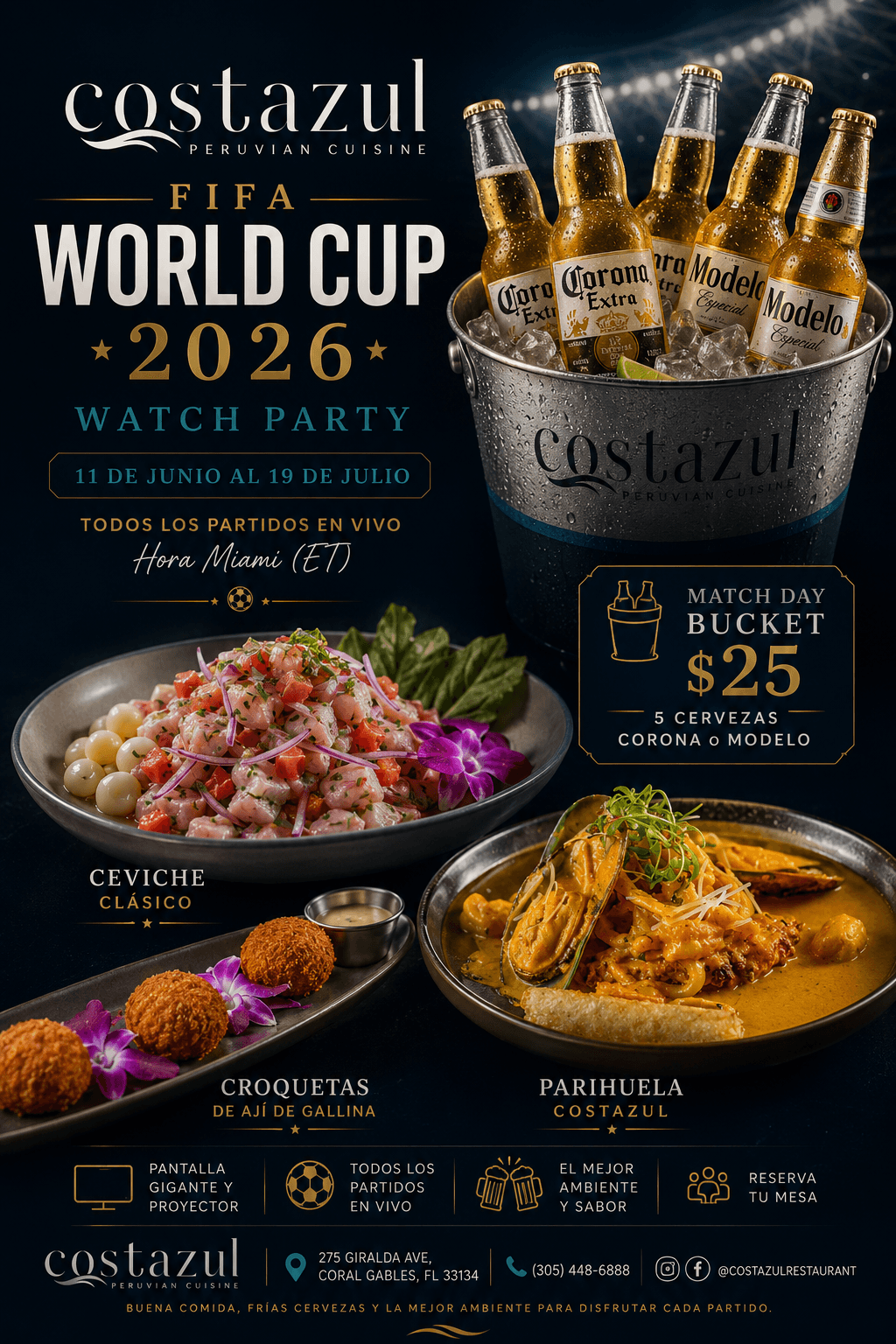 ⚽ COSTAZUL World Cup Watch Party event image