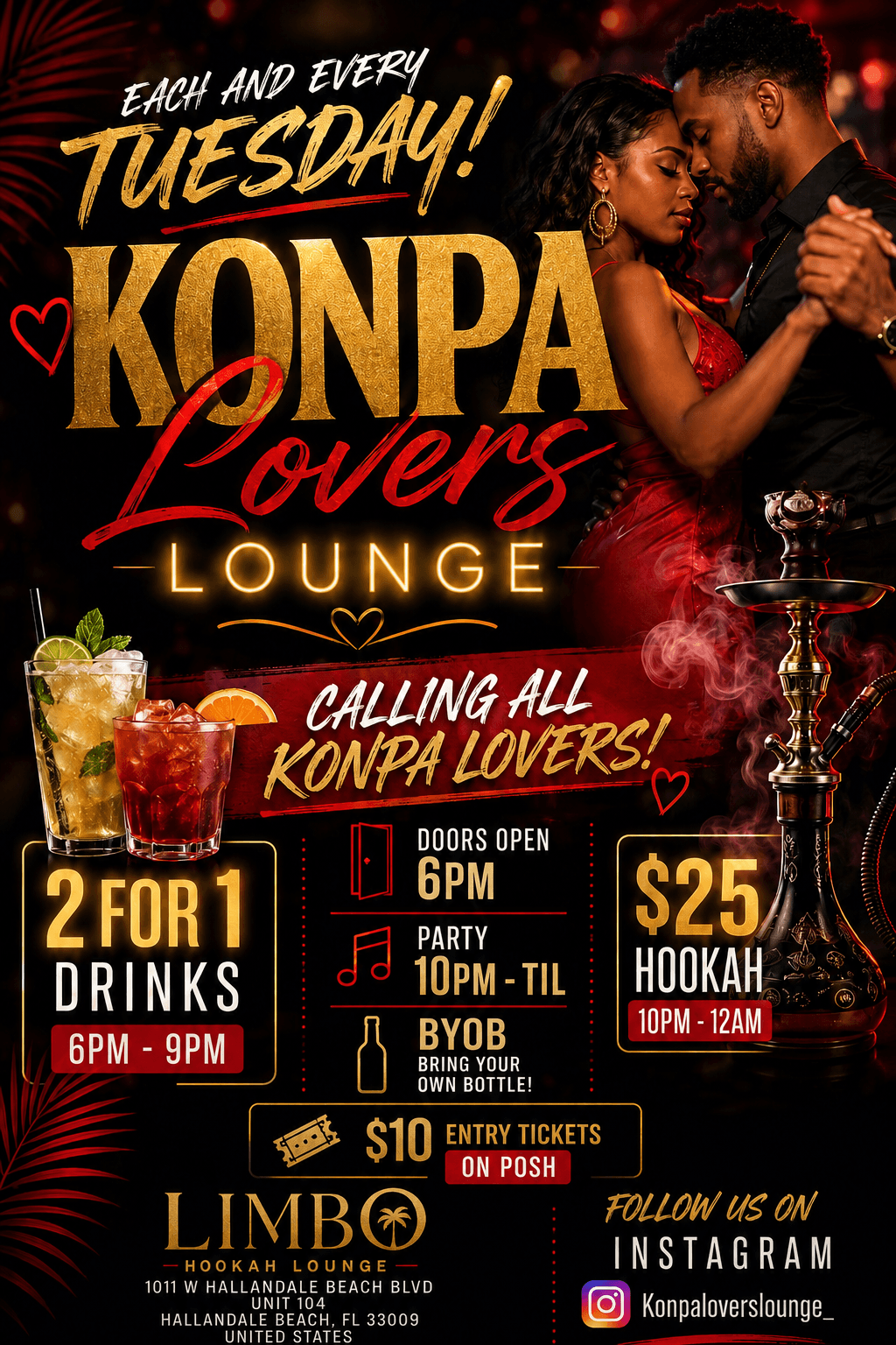 Konpa Lovers Lounge event image