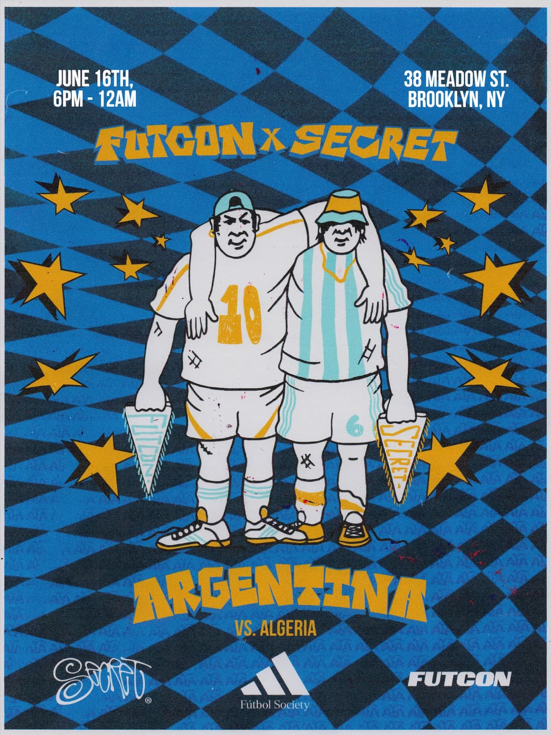 Secret & adidas Fútbol Society present: Argentina vs Algeria for the Futcon Closing Party event image