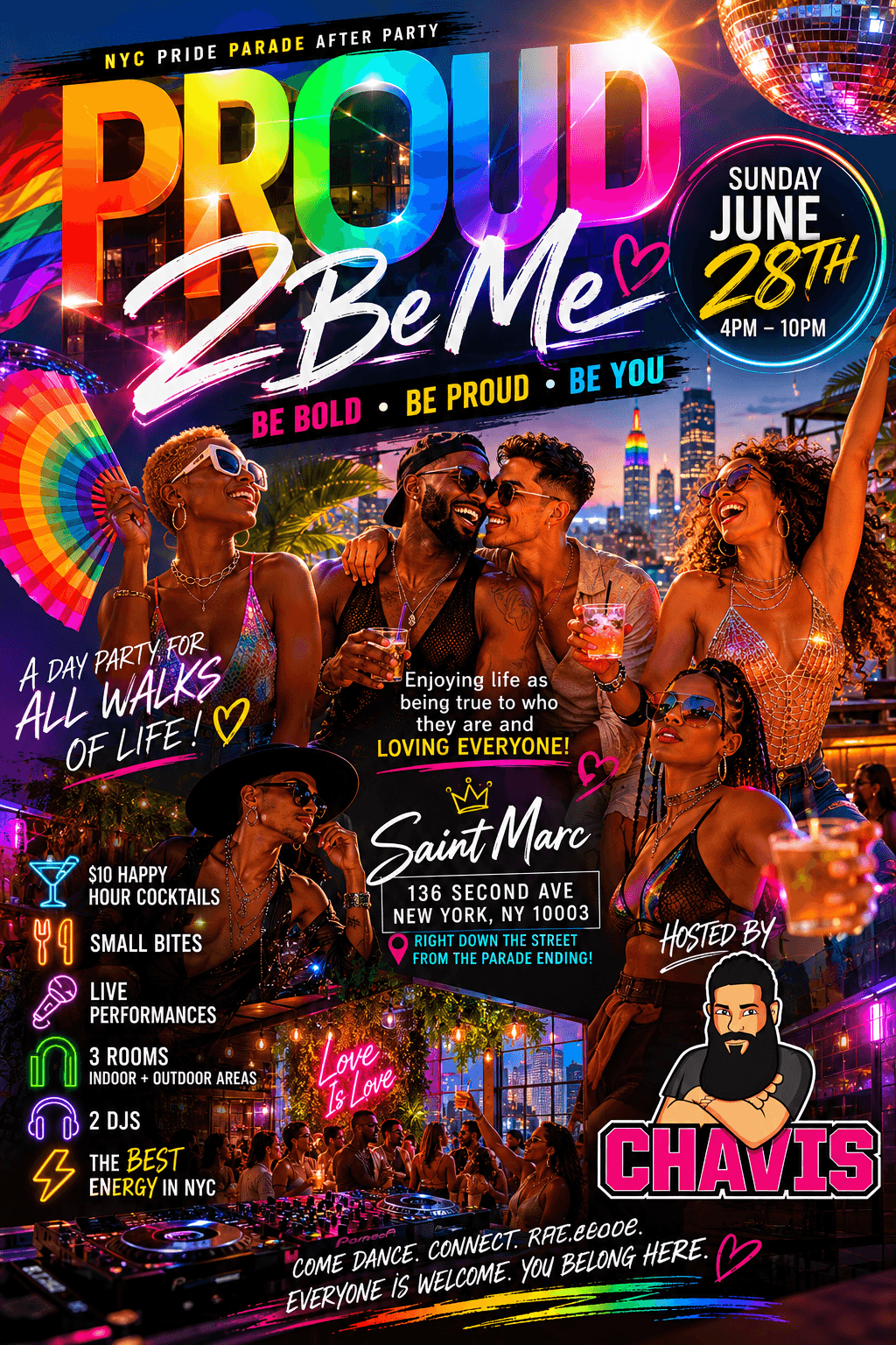 NYC PRIDE PARADE - After Party 
PROUD2Be Me event image
