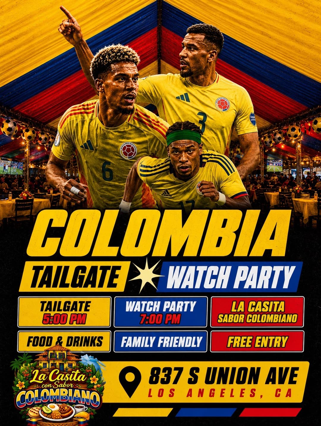 Colombia vs Uzbekistan Watch Party event image
