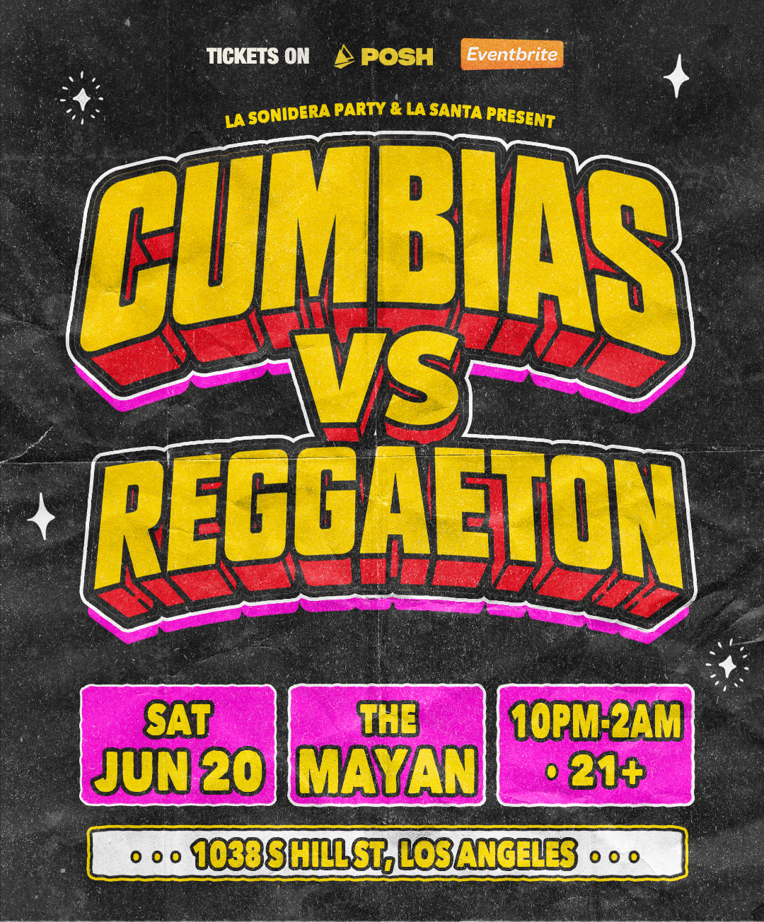 CUMBIAS VS REGGAETON event image