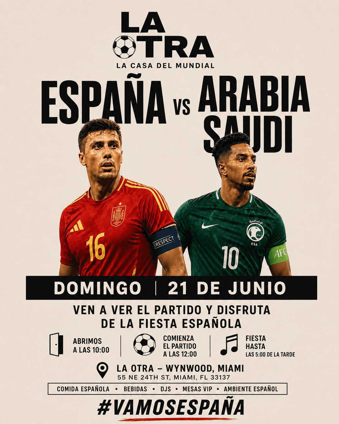 🇪🇸⚽️ España vs Arabia Saudí 🇸🇦 event image